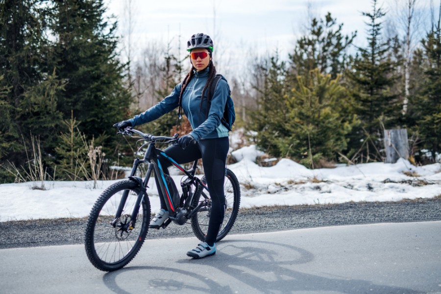 maillot de vélo homme temps frais - hiver